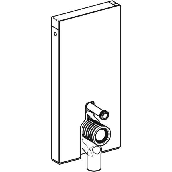 Geberit Monolith Sanitärmodul Steinzeug für Stand-WC 101cm