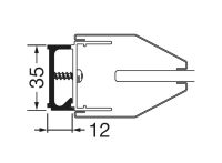 Artweger Twinline 1 Stapelprofil 1,2 cm