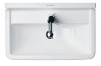 Vorschau: Duravit Starck 3 Waschtisch rechteckig 65x48,5cm, 1 Hahnloch, mit Überlauf, weiß 0300650000