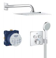 Grohe Grohtherm SmartControl Duschsystem mit Rainshower F-Series Kopfbrause, chrom 34742000