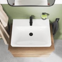 Grohe Euro Keramik Waschtisch 60x47cm, 1 Hahnloch, mit Überlauf, weiß 102415SH00