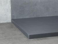 Vorschau: Duravit Stonetto Duschwanne rechteckig 80x100cm, Mineralguss