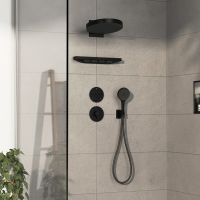 Vorschau: Hansgrohe ShowerSelect Comfort S Ventil Unterputz für 3 Verbraucher, schwarz matt