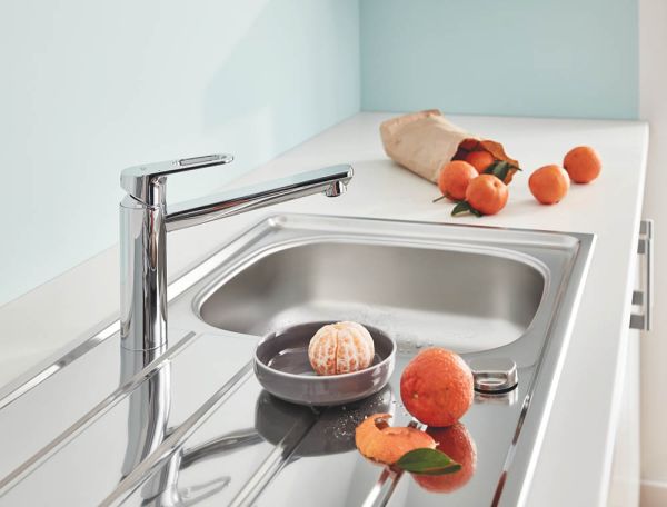 Grohe Start Flow Einhand-Spültischbatterie, schwenkbar, chrom