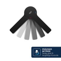 Vorschau: Grohe Lineare Wasserhahn S-Size, Zugstangen-Ablaufgarnitur, wassersparend, schwarz matt