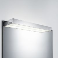 Avenarius LED-Spiegelaufsteckleuchte eckig 220mm, chrom