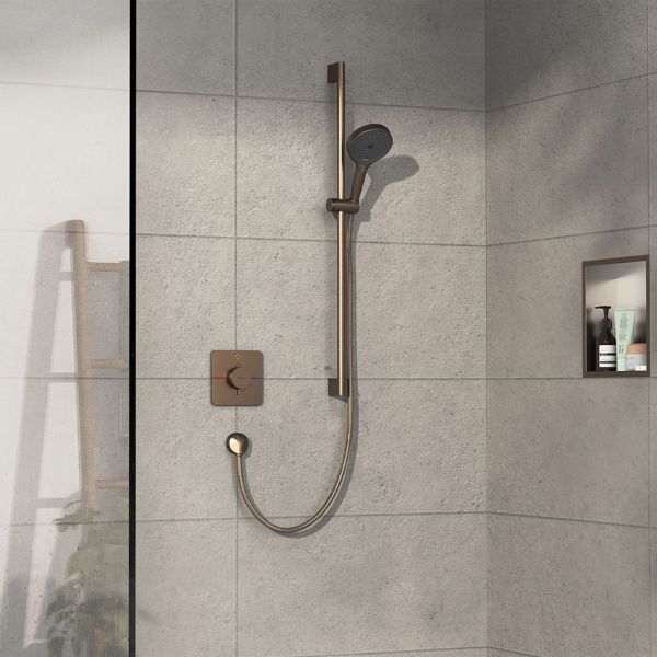 Hansgrohe ShowerSelect Comfort Q Thermostat Unterputz, 1 Verbraucher, brushed bronze