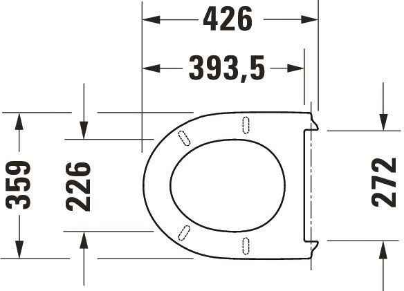 Duravit No.1 WC-Sitz mit Absenkautomatik, abnehmbar, weiß