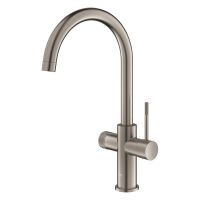 Vorschau: Grohe Blue 2.0 5-in-1-Armatur, C-Auslauf, hard graphite gebürstet