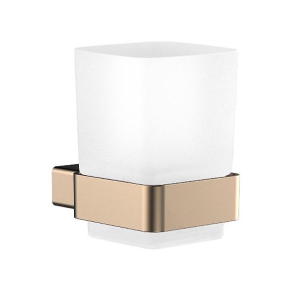 emco loft Glashalter Wandmodell, Kristallglas satiniert, bronze gebürstet 052001700