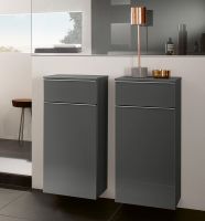 Vorschau: Villeroy&Boch Venticello Seitenschrank mit 1 Tür, Türanschlag rechts, glossy grey