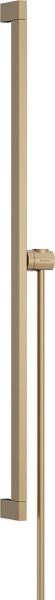 Hansgrohe Unica Brausestange E Puro 90cm mit Brausehalter und Brauseschlauch, brushed bronze, 24403140