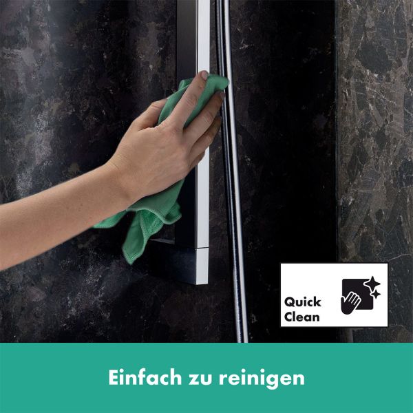 Hansgrohe Unica Brausestange E Puro 90cm mit Brausehalter und Brauseschlauch, chrom