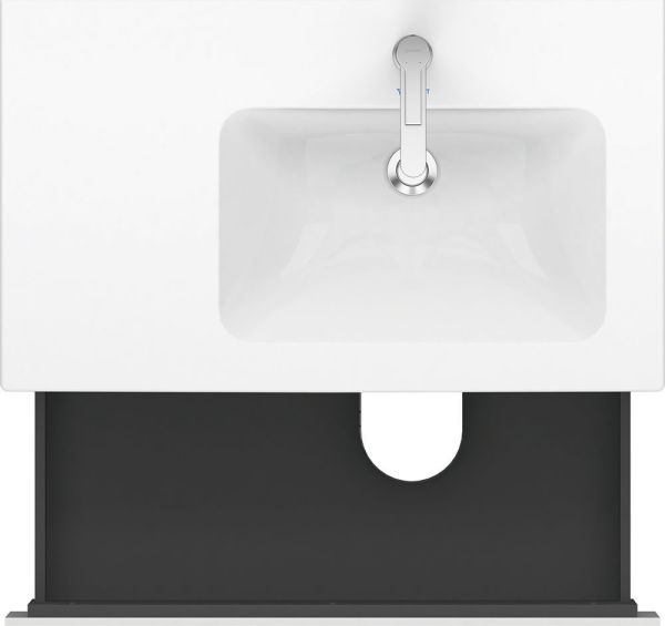 Duravit L-Cube Waschtischunterschrank Becken rechts 82x48cm 2 Schubladen für ME by Starck 234683