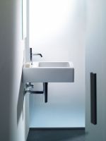 Vorschau: Duravit Vero Handwaschbecken rechteckig 25x45cm, mit 1 Hahnloch und Überlauf, weiß 0702250000