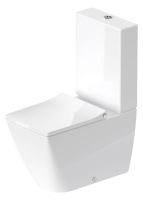 Duravit Viu Stand-WC für Kombination Tiefspüler ohne Spülrand, WonderGliss weiß 21910900001