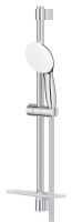 Vorschau: Grohe Tempesta 110 Brausestangenset 60cm mit Ablage, 3 Strahlarten, wassersparend, chrom
