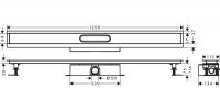 Vorschau: Hansgrohe uBox universal Komplettset für Standardinstallation 120cm, für Duschrinnen Fertigsets