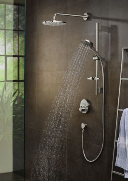 Hansgrohe Raindance Select S 120 3jet PowderRain mit Unica'S Puro Brausestange 0,65m, chrom