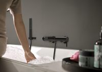 Vorschau: hansgrohe Finoris Wannenarmatur Aufputz, brushed black chrome