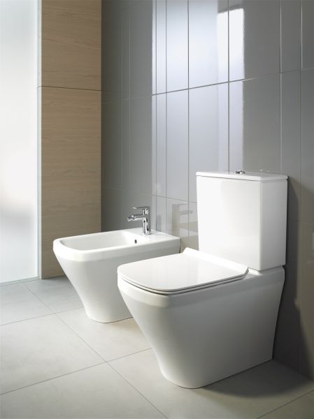 Duravit DuraStyle Stand-WC für Kombination, Tiefspüler 37x70cm, weiß