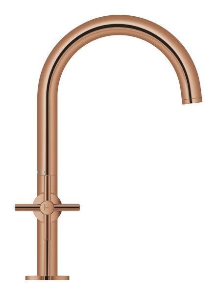 Grohe Atrio 2-Griff-Waschtischmischer L-Size, Kreuzgriffe