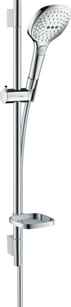 Hansgrohe Raindance Select E 120 3jet Handbrause/ Unica'S Puro Brausestange 0,65m Set