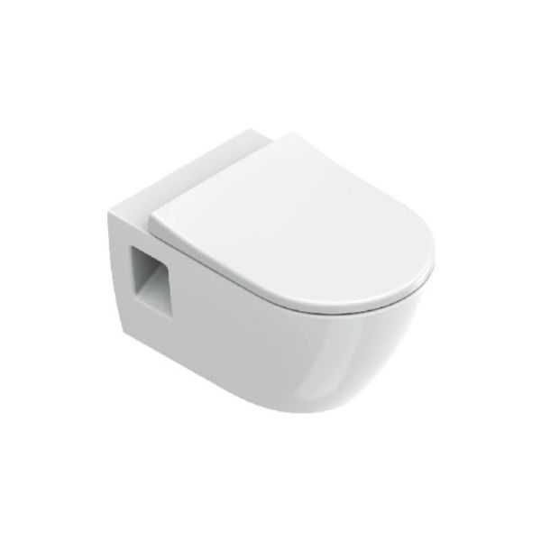 Catalano Premium Eco Wand-WC, spülrandlos, 54x35cm weiß CATAglaze+ 0511650001