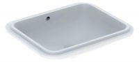 Geberit VariForm Unterbauwaschtisch mit Überlauf rechteckig, Breite 58cm, weiß 500765012