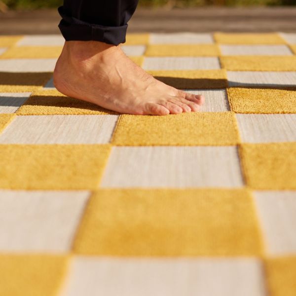 KETTLER Outdoorteppich Cube 160x230cm, beige gelb 0307463-0850