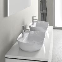 Vorschau: Duravit Luv Aufsatzbecken mit Hahnlochbank 60x40cm 0380600000