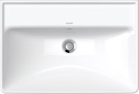 Duravit D-Neo Waschtisch rechteckig 65x44cm, mit Überlauf und WonderGliss, weiß 23666500601