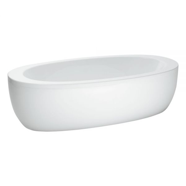 Laufen IL BAGNO ALESSI ONE Badewanne mit Schürze, freistehend, 203x102cm, weiß H2419700000001