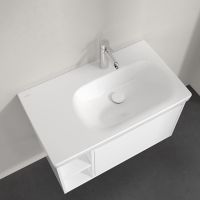 Villeroy&Boch Skyla Waschtisch 80x46cm, Ablagefläche links