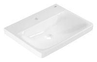Vorschau: Grohe Euro Keramik Waschtisch 60cm, Hahnloch, ohne Überlauf, weiß