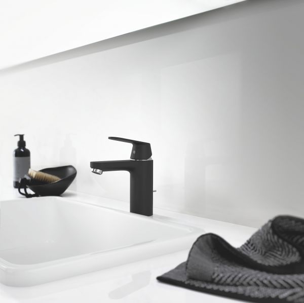 Grohe Eurosmart Cosmopolitan Badarmatur M-Size mit Zugstangen-Ablaufgarnitur, wassersparend