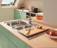 Vorschau: Grohe Bambus Schneidebrett 49x24cm