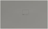 Vorschau: Villeroy&Boch Squaro Infinity Quaryl®-Duschwanne, Eckeinbau rechts gegen Wand, 150x90cm, grey, UDQ1590SQI2RV-3S