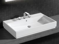 Vorschau: Grohe Cube Keramik Aufsatzwaschtisch 80x49cm, weiß PureGuard