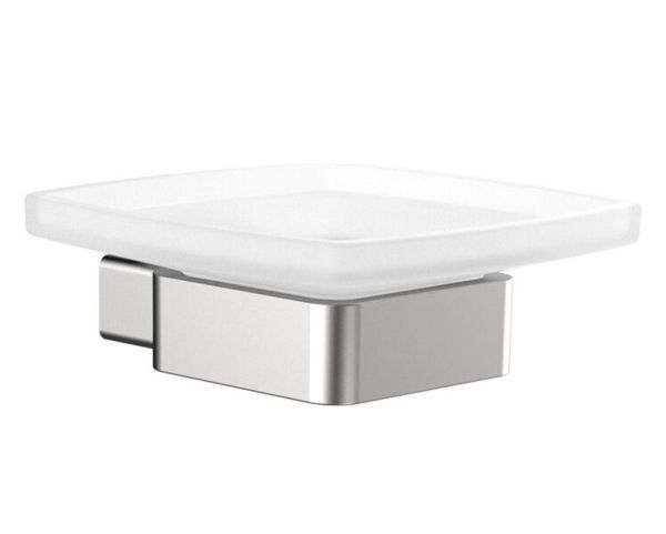 emco loft Seifenhalter Wandmodell, Kristallglas satiniert, edelstahl 053001600