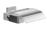 Villeroy&Boch Elements-Striking Toilettenpapierhalter mit Deckel chrom TVA15201300061