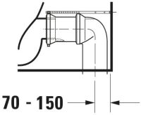 Vorschau: Duravit Starck 3 Stand-WC für Kombination, Tiefspüler 42x74cm, weiß