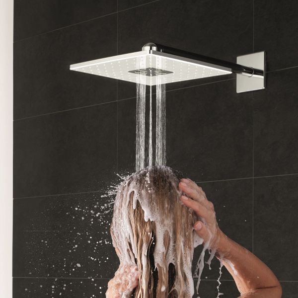 Grohe Rainshower 310 SmartActive Cube Kopfbrauseset 31x31cm, 2 Strahlarten