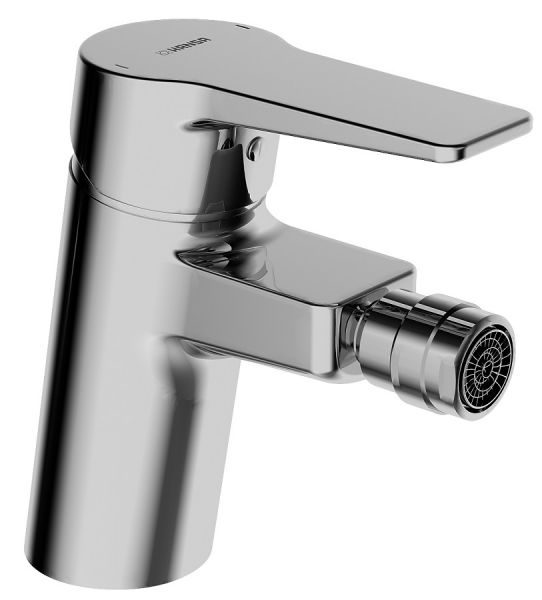 Hansa Hansatwist Bidet-Einhand-Einlochbatterie, für Sitzwaschbecken, Vollhebel, chrom 09063283