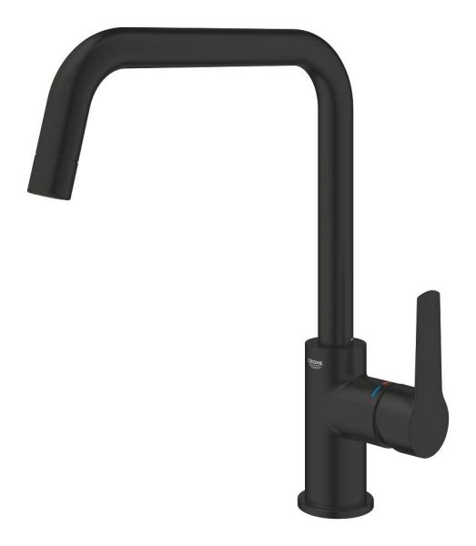 Grohe Start Wasserhahn Niederdruck, schwarz matt