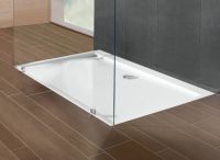 Vorschau: Villeroy&Boch Subway rechteckige Duschwanne für Eckmontage, 140x90cm, weiß UDA1493SUB2V-01