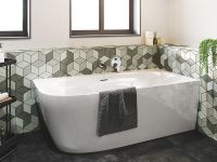 Vorschau: RIHO Vorwand-Badewanne Eckversion links mit Verkleidung, 170x80cm, weiß glänzend BD30005_1