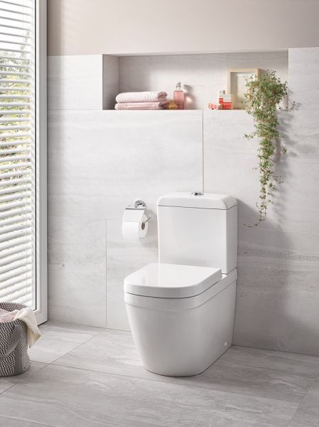 Grohe Euro Ceramic Stand-WC-Kombination-SET, spülrandlos, Abgang waagerecht 39462000