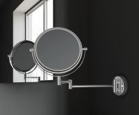 Vorschau: Cosmic Architect-Essentials Wand-Kosmetikspiegel, 5-fache Vergrößerung, chrom 2920183