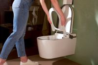 Vorschau: hansgrohe LavaPura Element S Dusch-WC Komplett, weiß